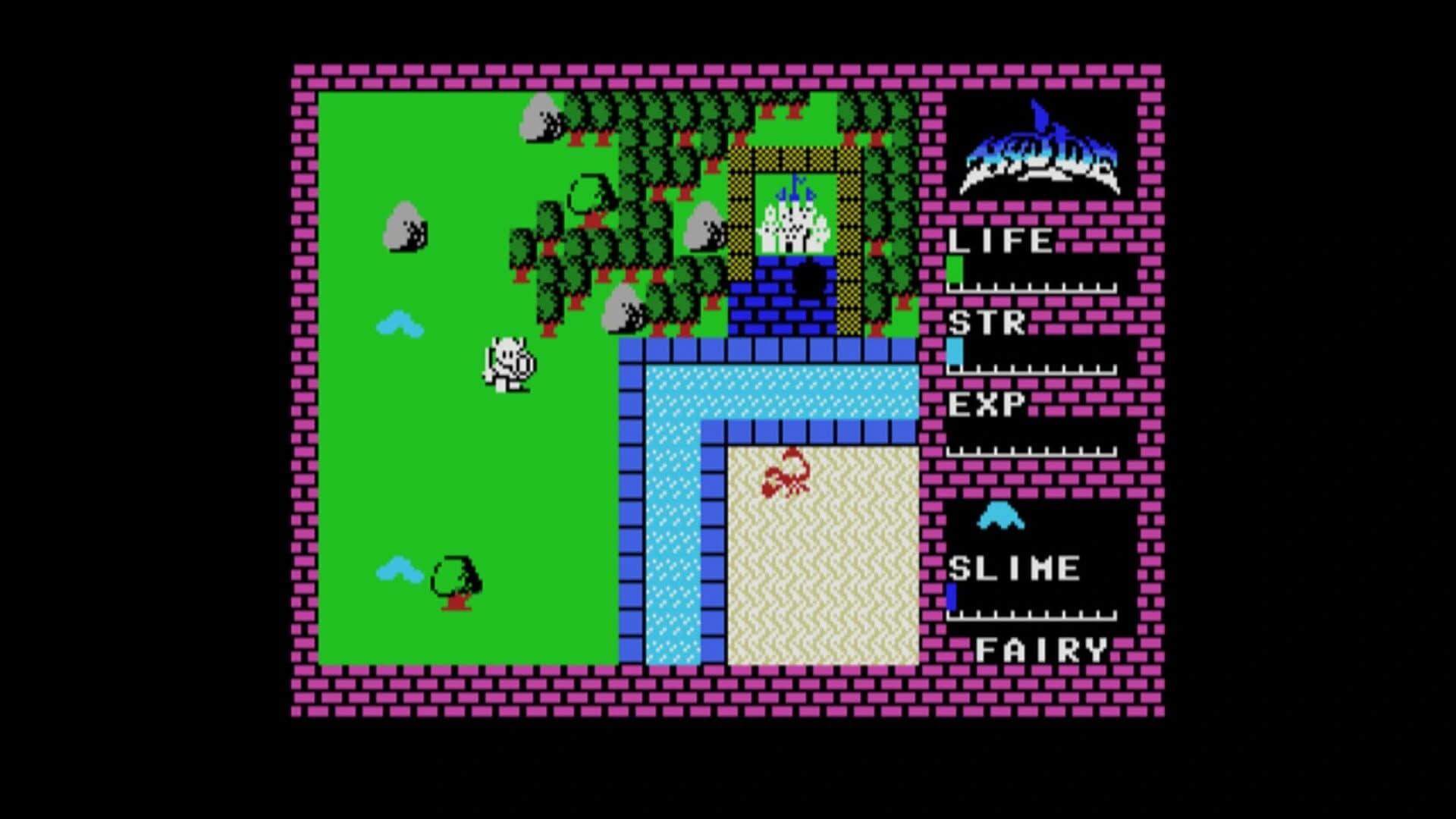 Eggconsole Hydlide MSX screenshot 1