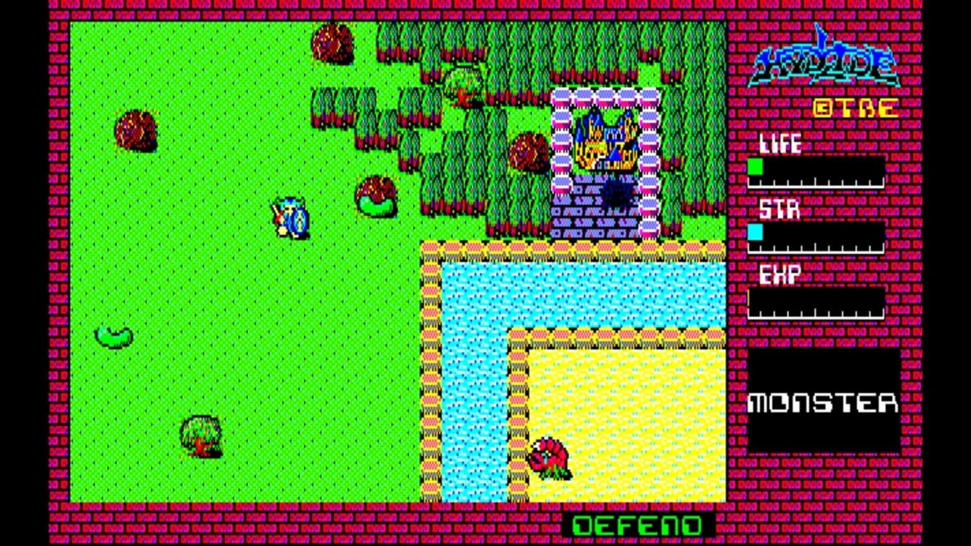 Eggconsole Hydlide PC-8801 screenshot 3