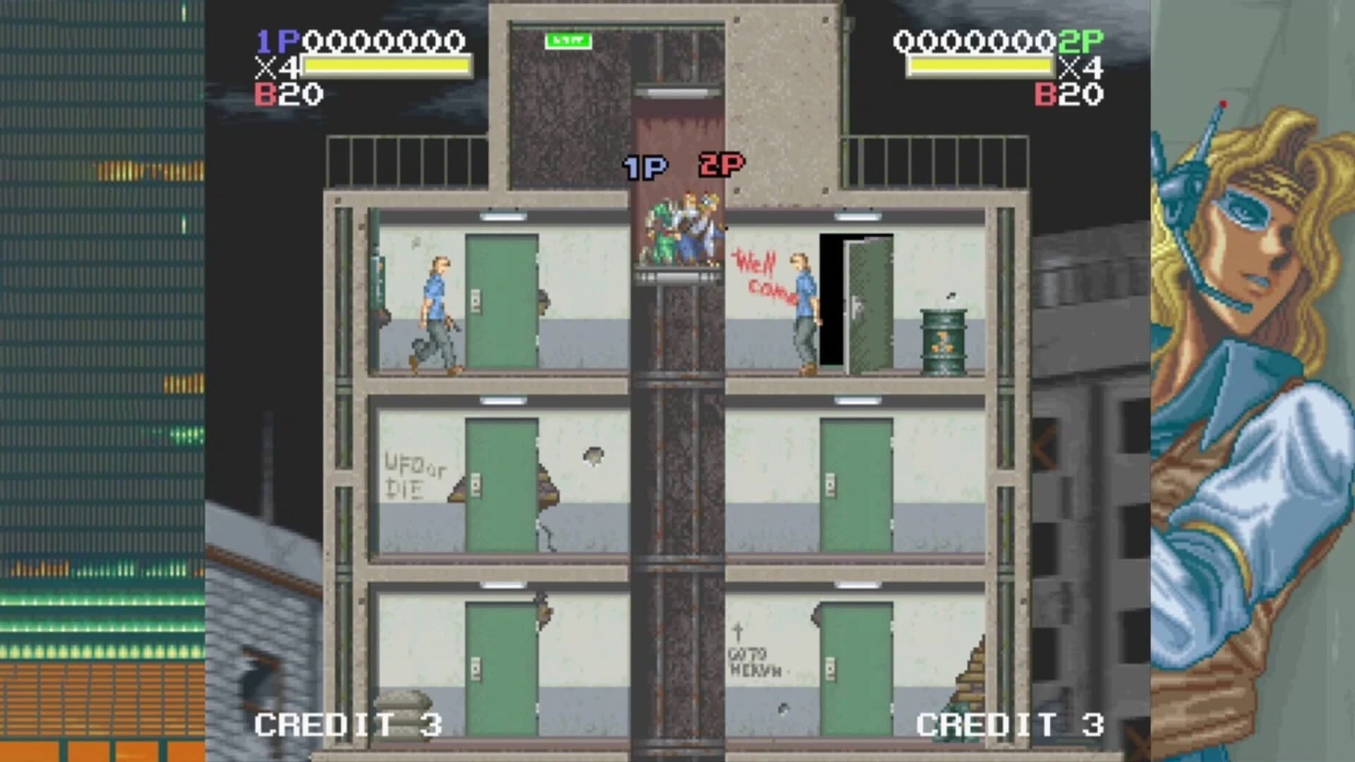 Elevator Action: Returns - S-Tribute screenshot 2