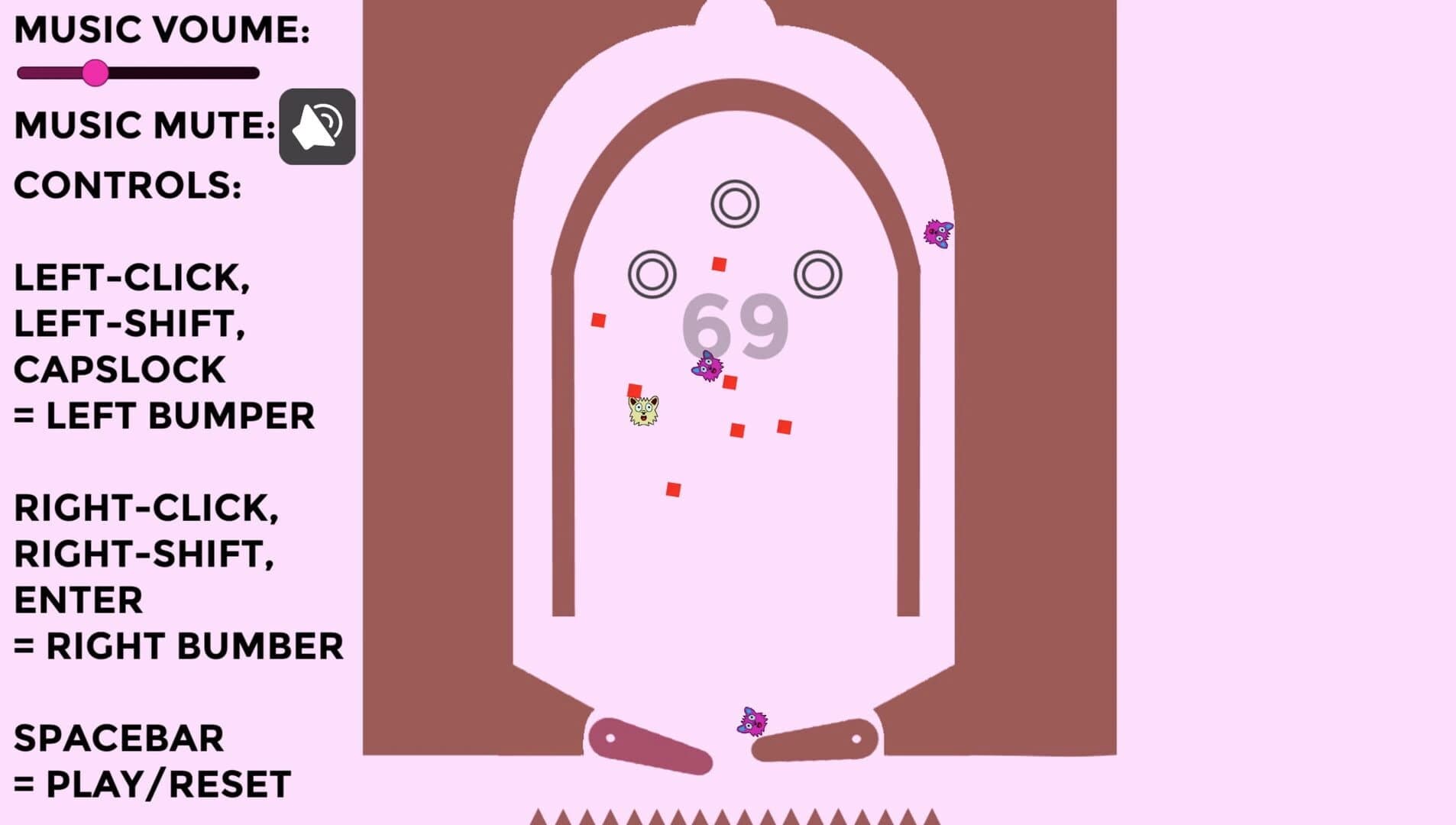 Endless Furry Pinball 2D screenshot 1