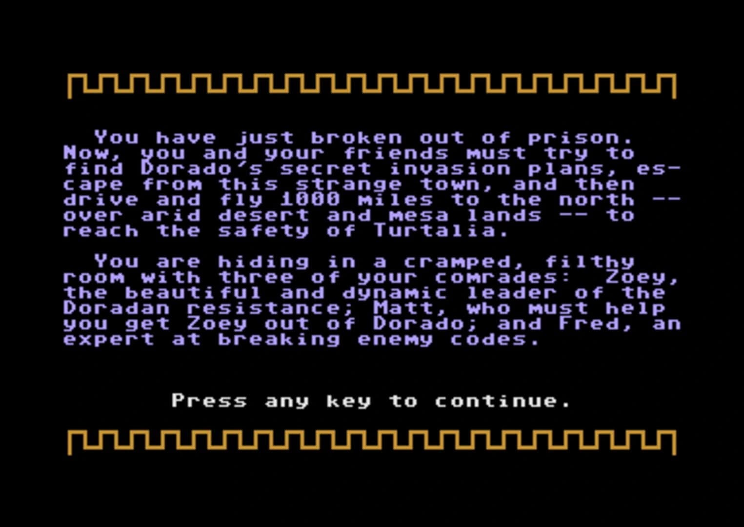 Escape screenshot 2
