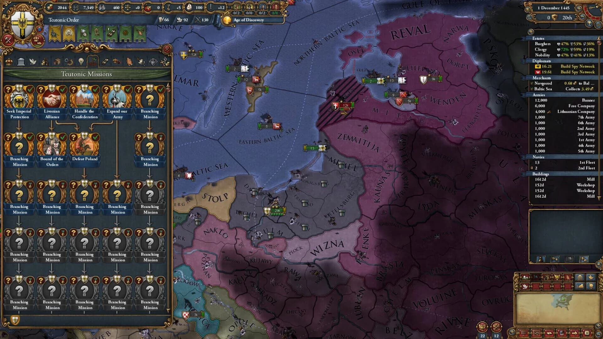 Europa Universalis IV: Lions of the North screenshot 1