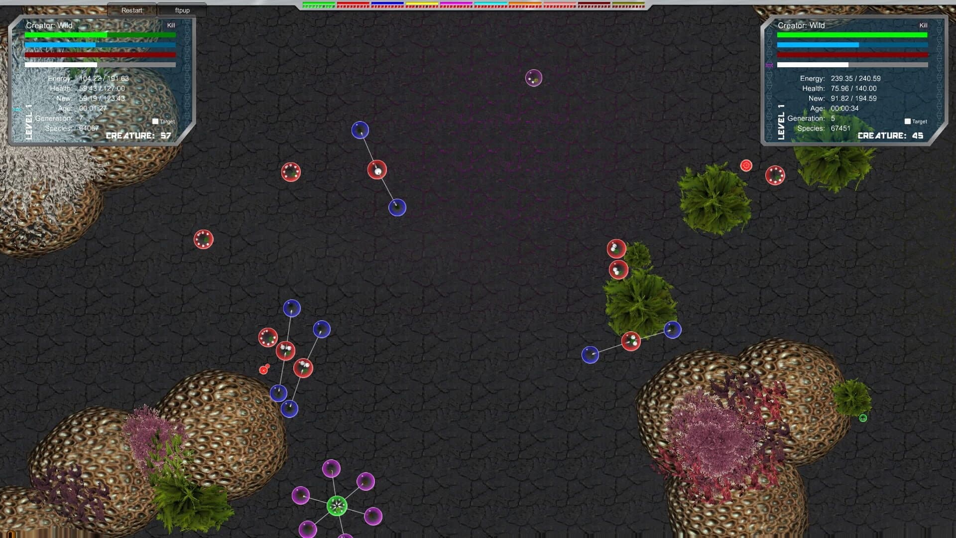 Evolution screenshot 2