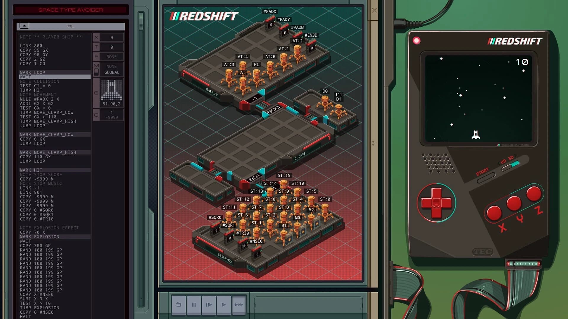 Exapunks: TEC Redshift Player screenshot 1