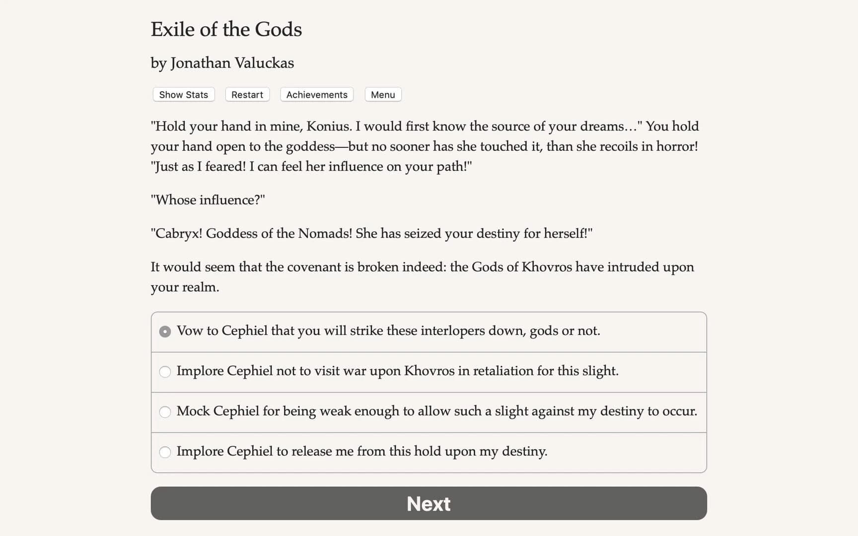 Exile of the Gods screenshot 2
