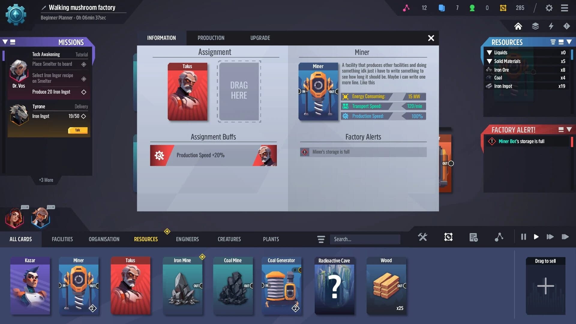 Factory Planner screenshot 1