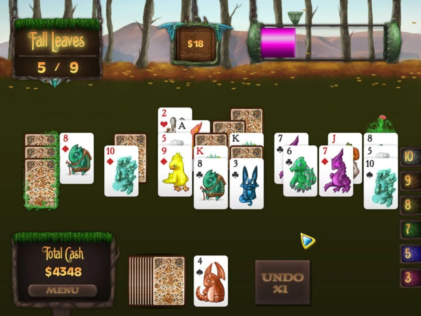 Faerie Solitaire screenshot 2