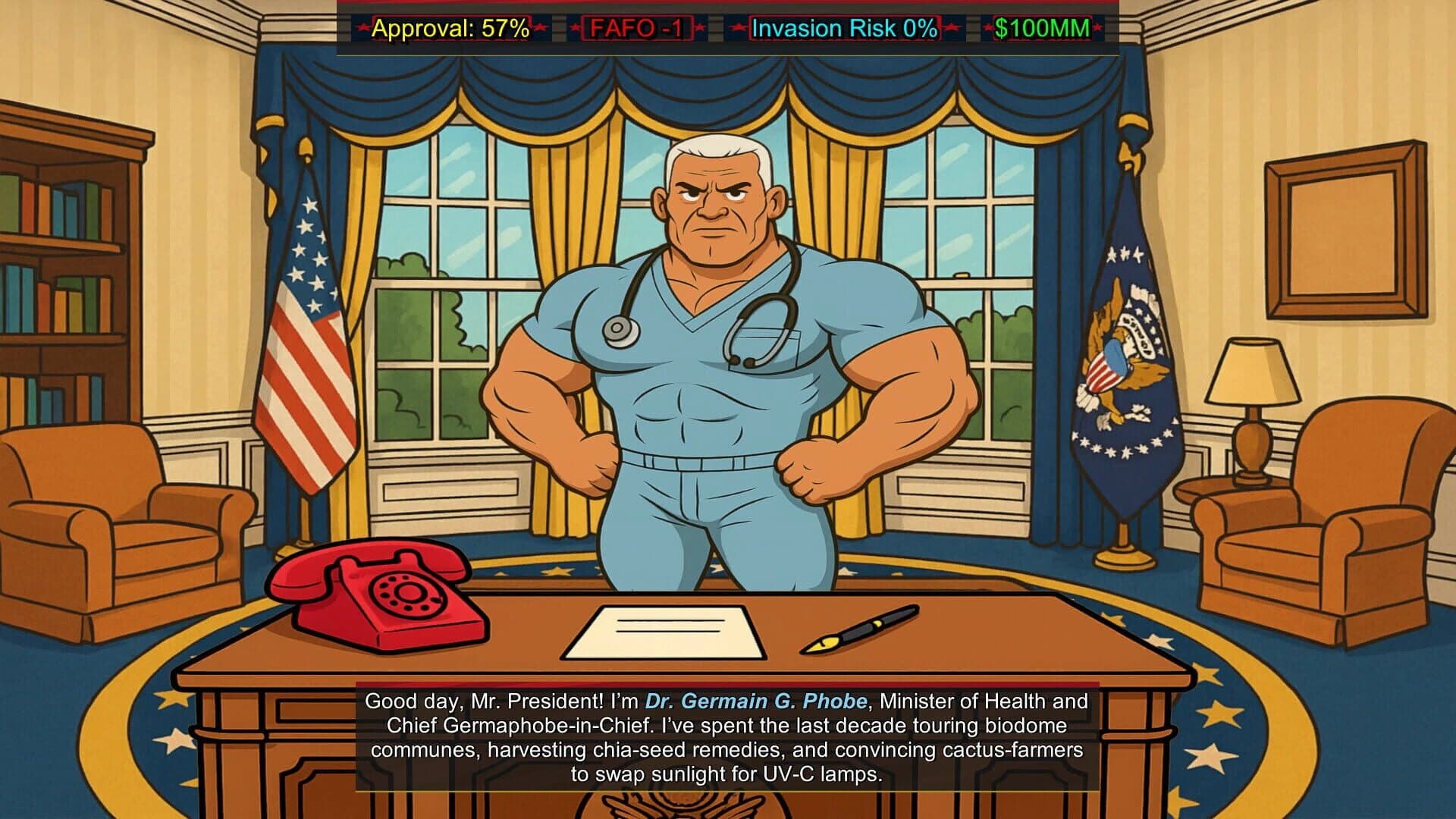 FAFO Executive Order Simulator screenshot 3
