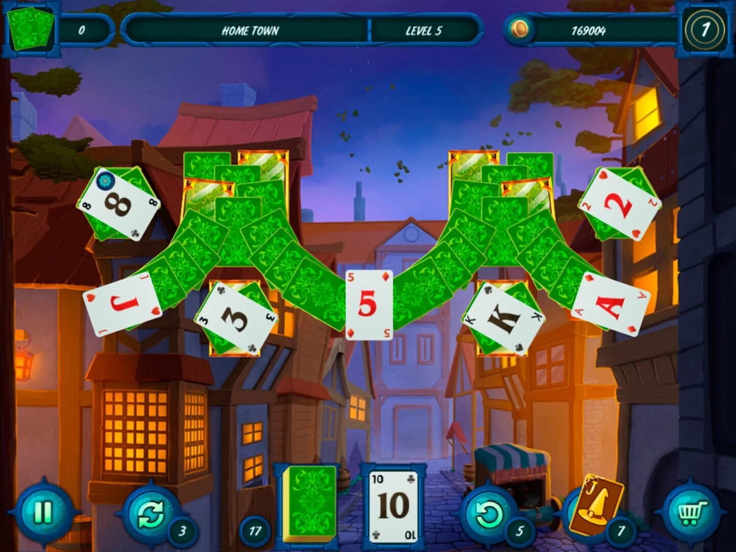 Fairytale Solitaire: Witch Charms screenshot 1