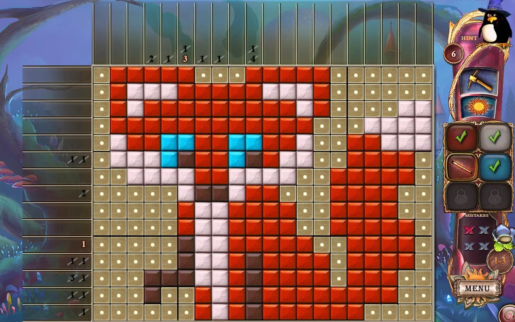 Fantasy Mosaics 26: Fairytale Garden screenshot 1