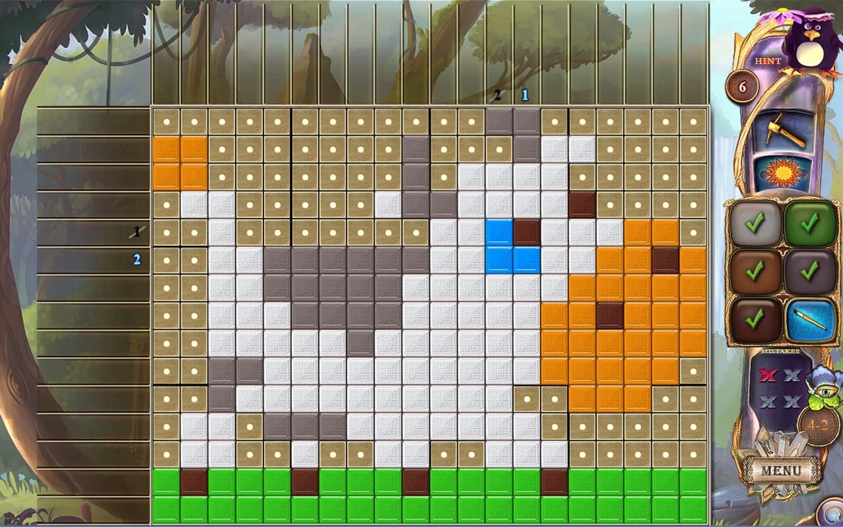 Fantasy Mosaics 27: Secret Colors screenshot 3