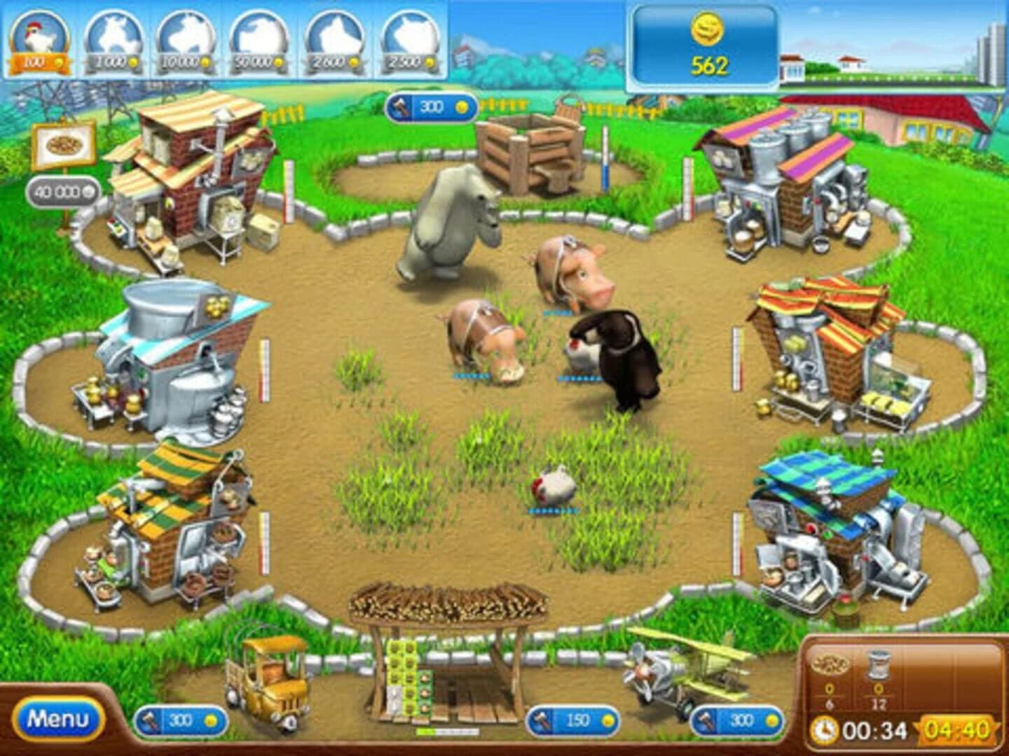 Farm Frenzy 2: Pizza Party HD screenshot 1