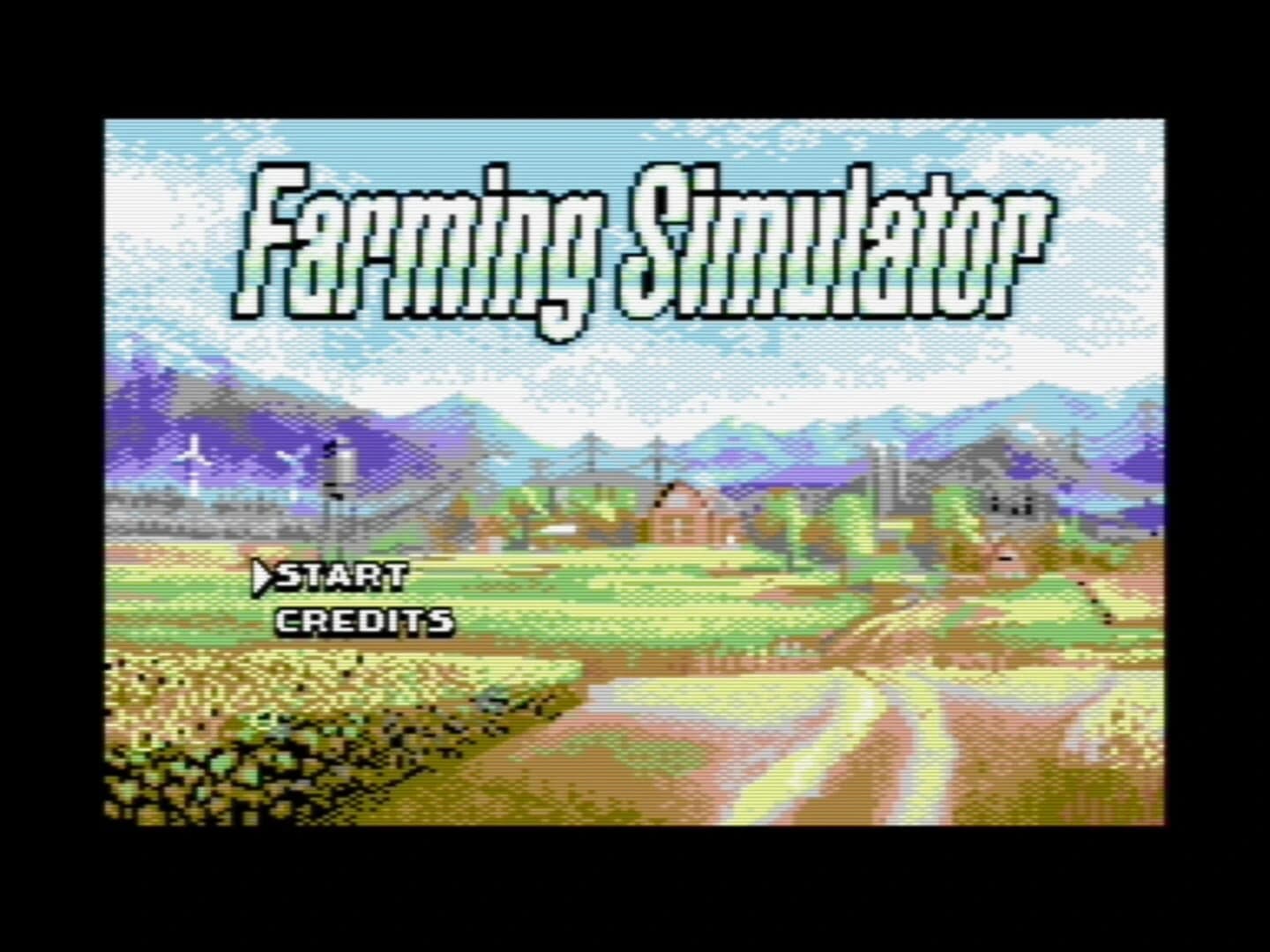 Farming Simulator C64 Edition screenshot 1