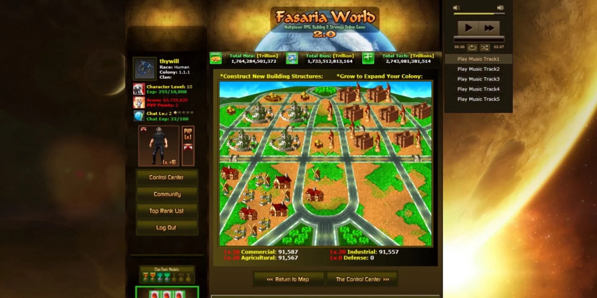 Fasaria World Online screenshot 2