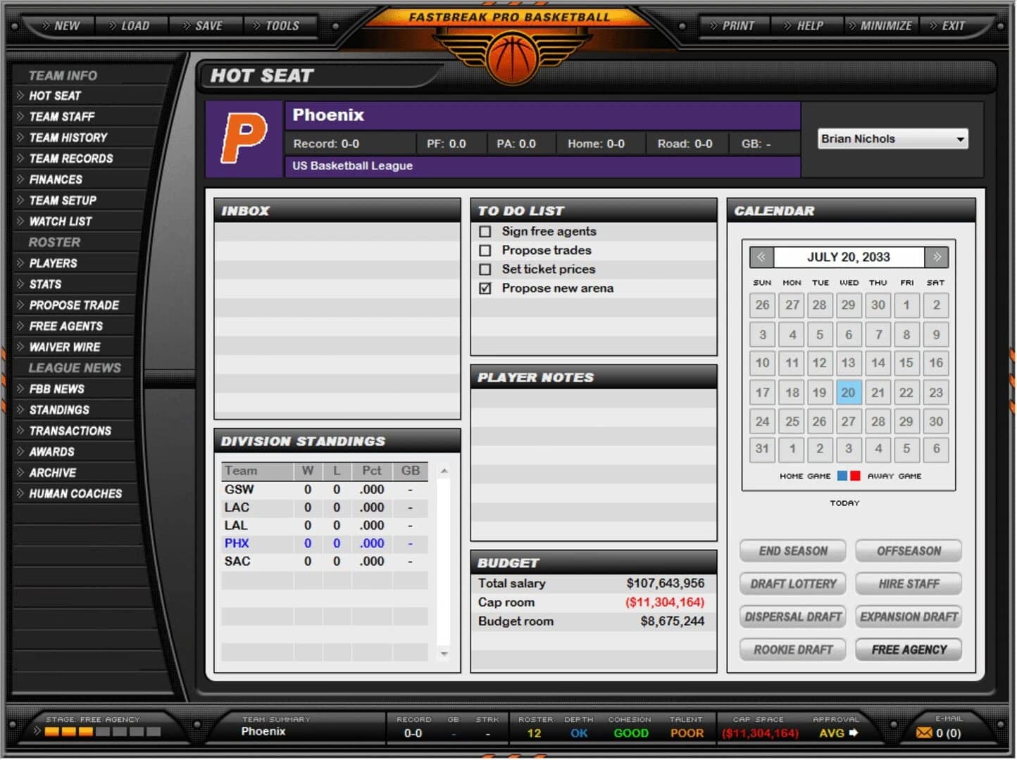 Fast Break Pro Basketball 3 screenshot 1