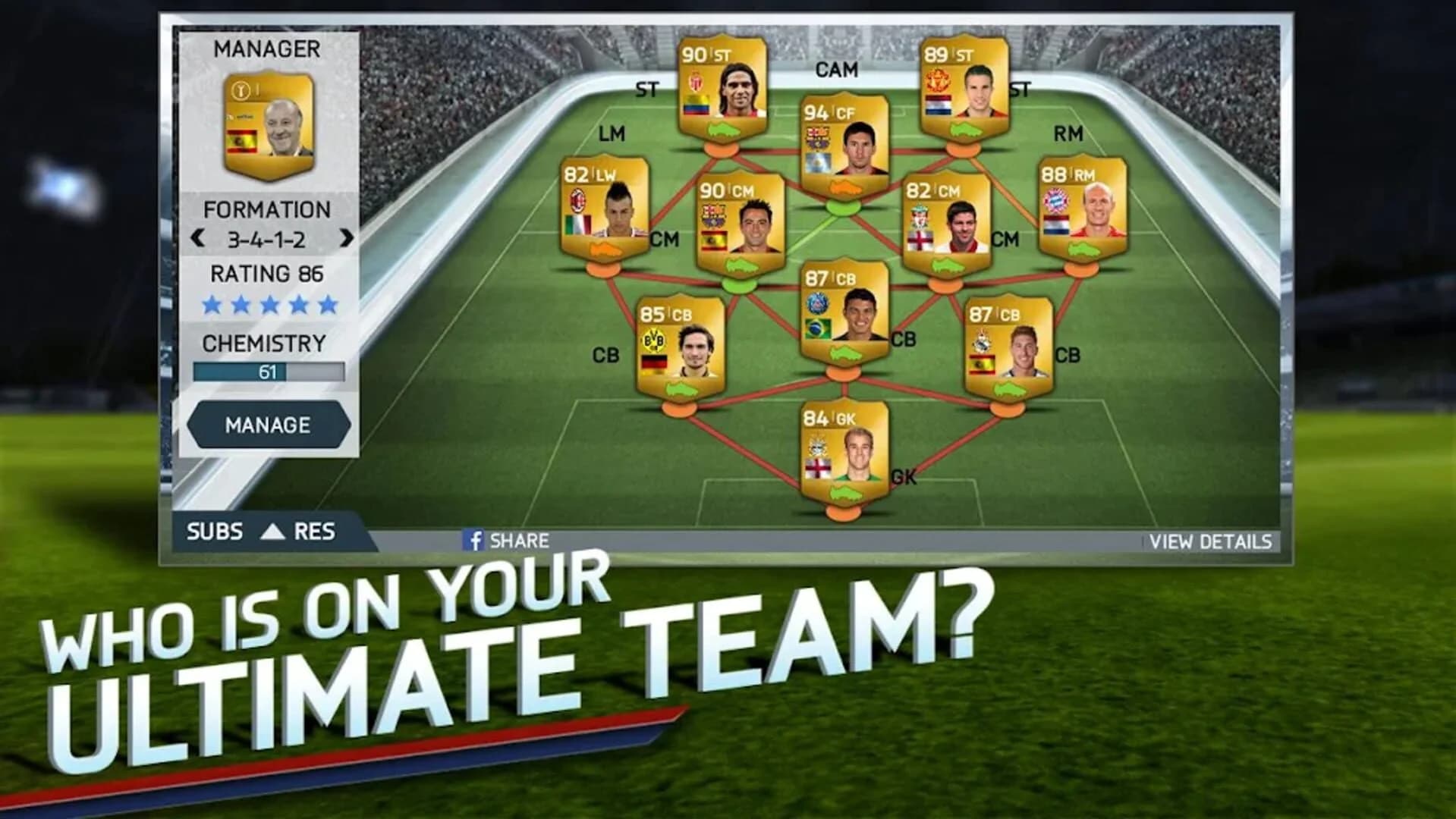 FIFA 14 Mobile screenshot 2