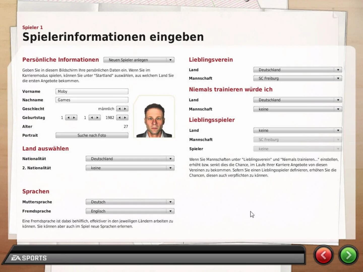 FIFA Manager 10 screenshot 2