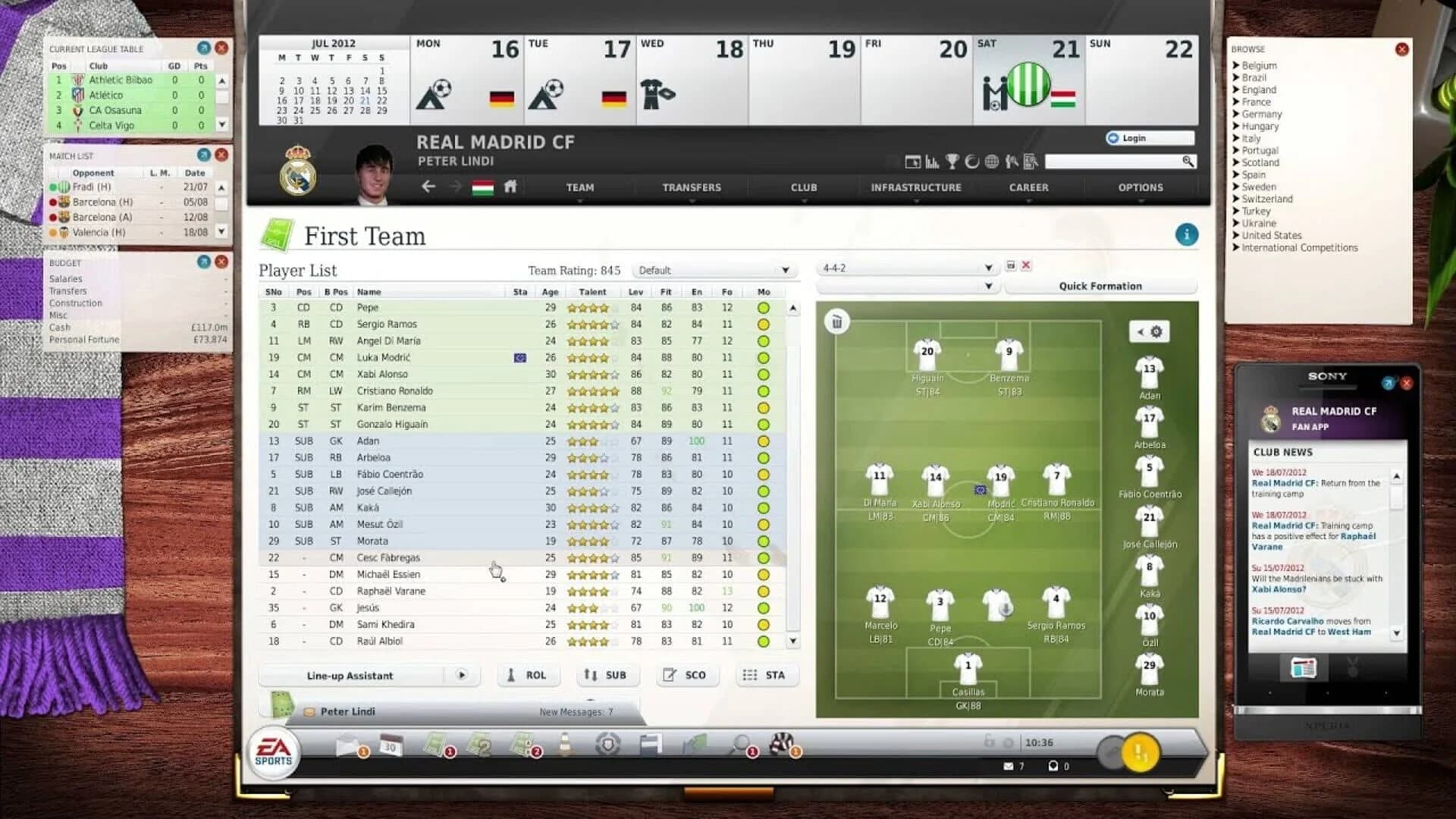 FIFA Manager 13 screenshot 3