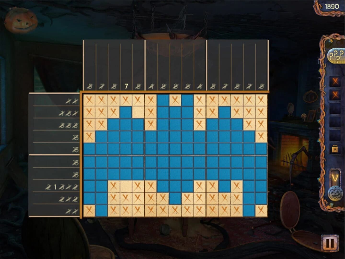 Fill and Cross: Trick or Treat screenshot 5