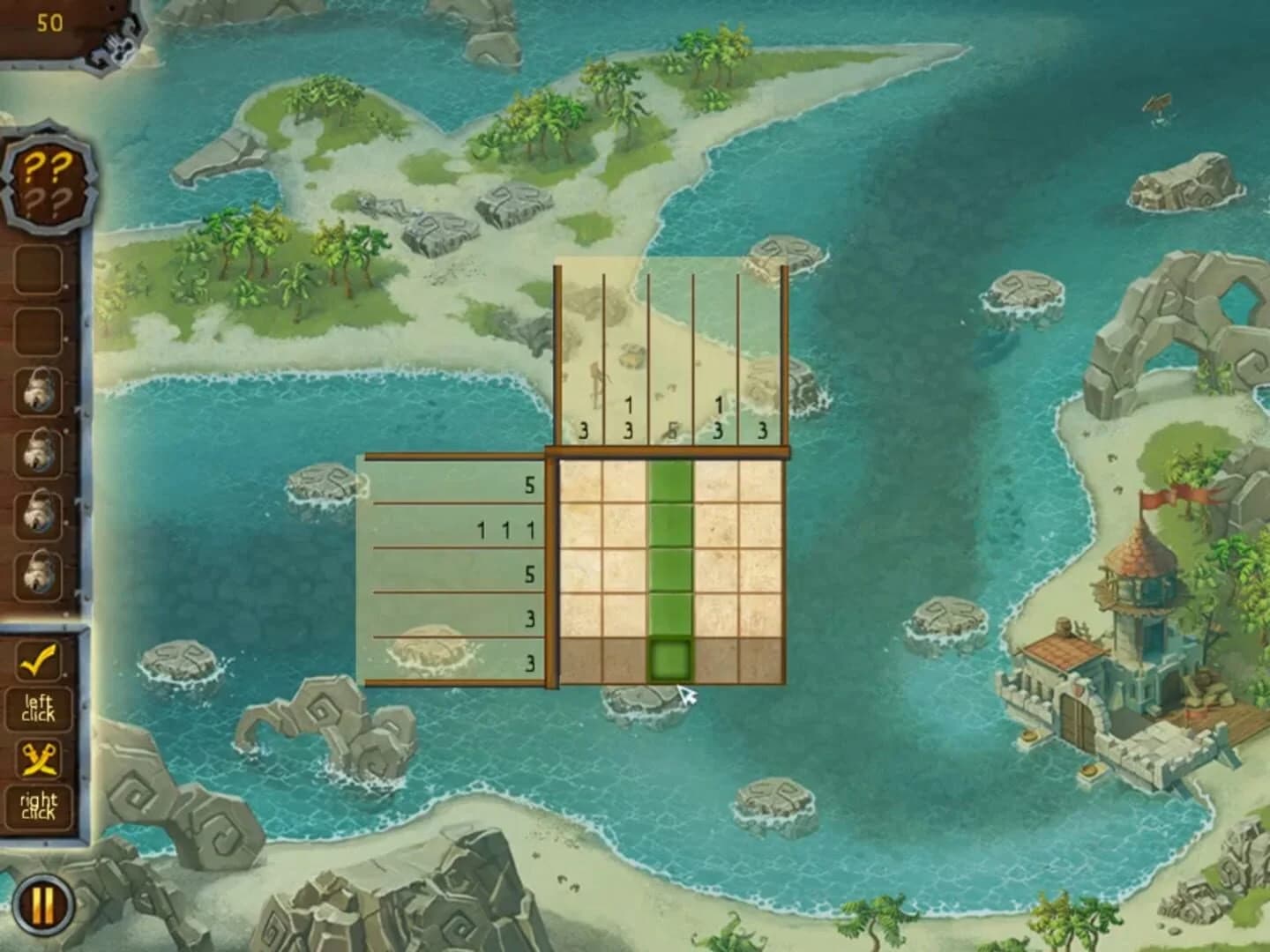 Fill & Cross: Pirate Riddles 2 screenshot 1