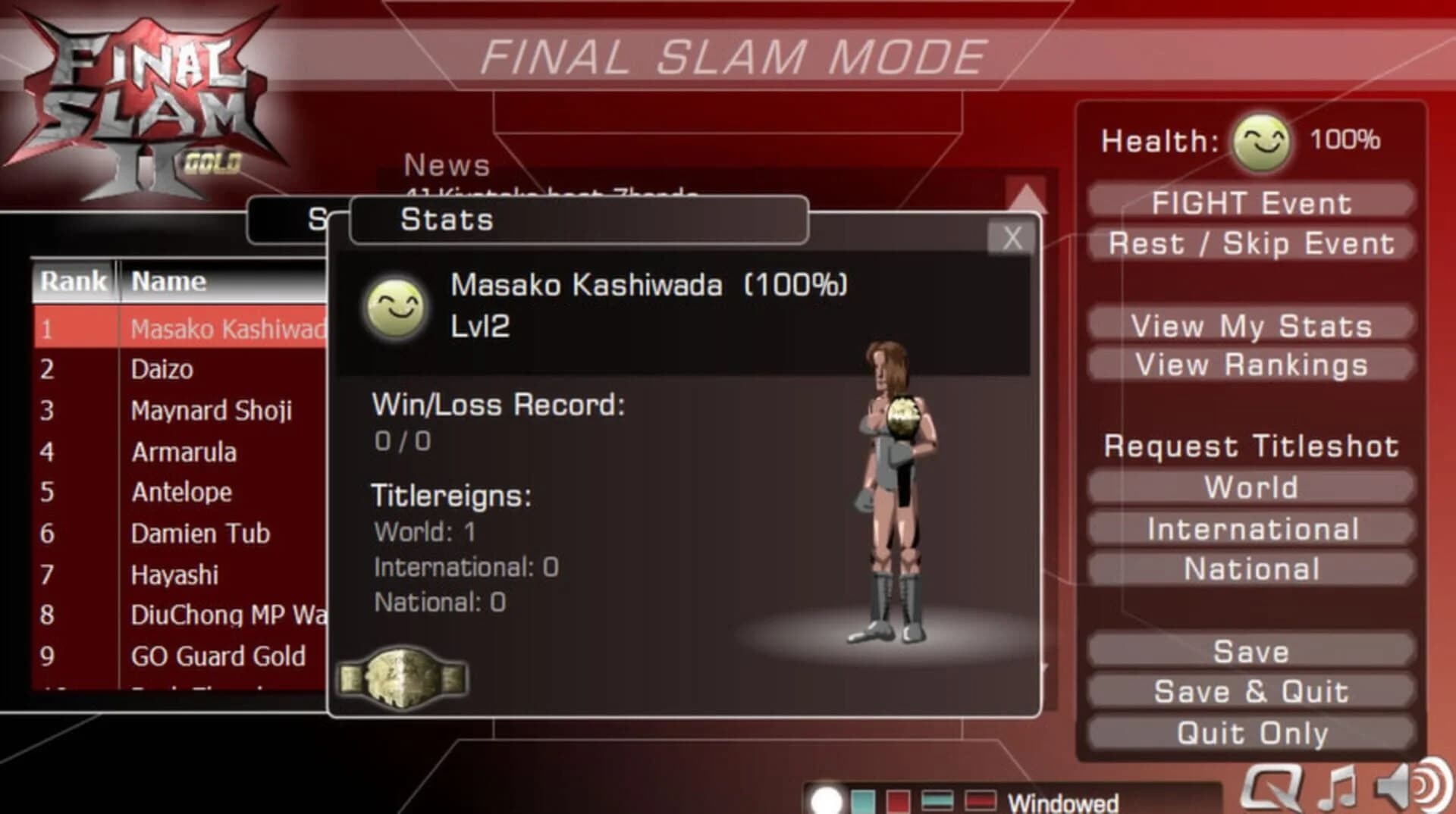 Final Slam 2 screenshot 4
