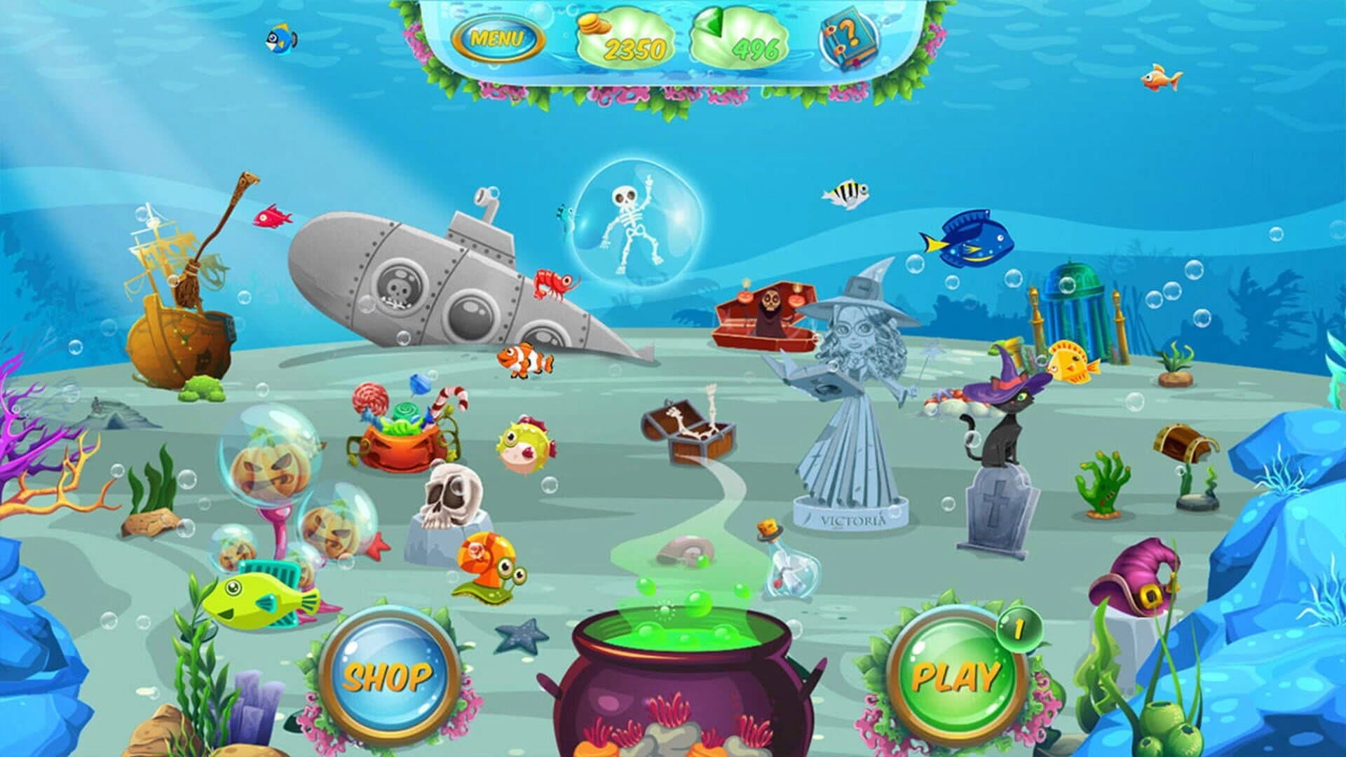 FishWitch Halloween screenshot 4