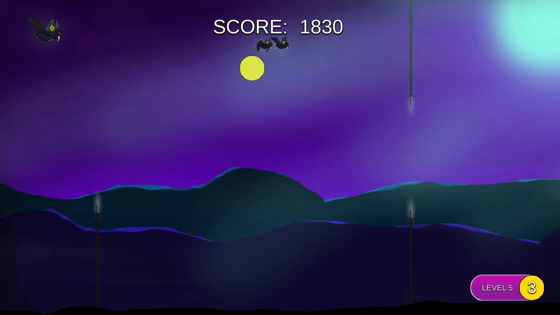 Flappy Bat screenshot 3