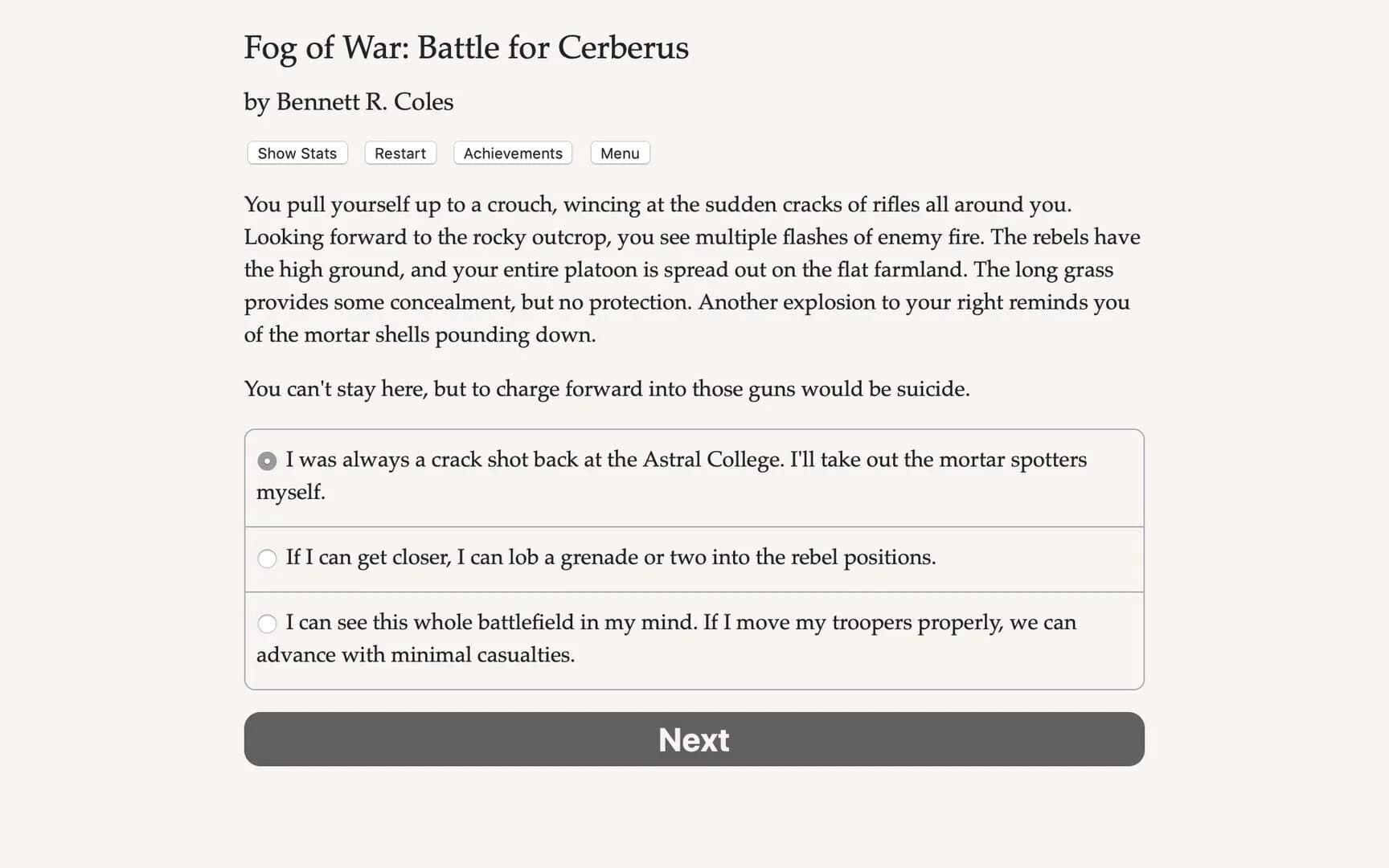 Fog of War: The Battle for Cerberus screenshot 2