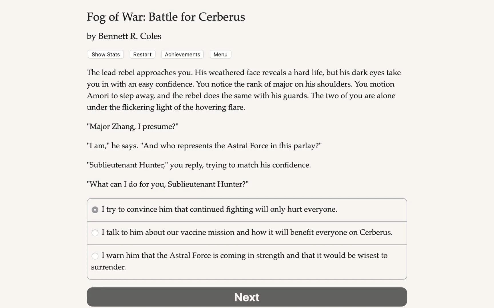 Fog of War: The Battle for Cerberus screenshot 5