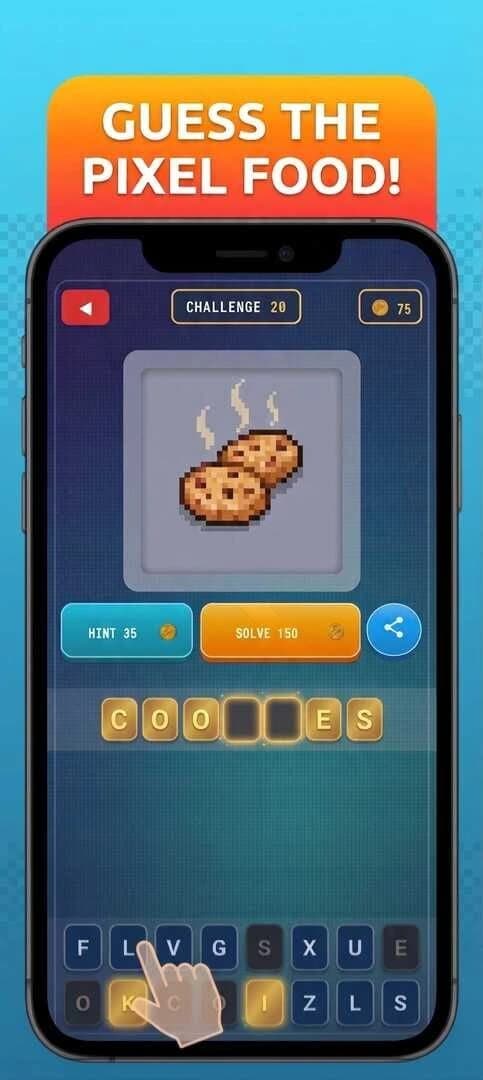 Food Guess: Pixel Art Trivia screenshot 1