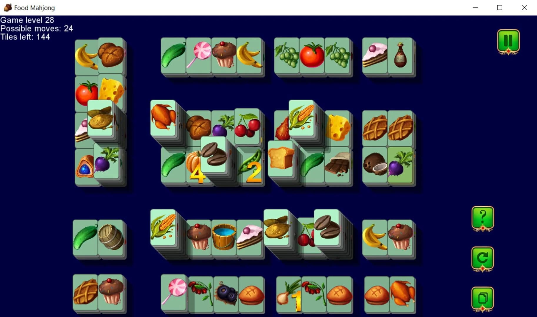 Food Mahjong screenshot 1