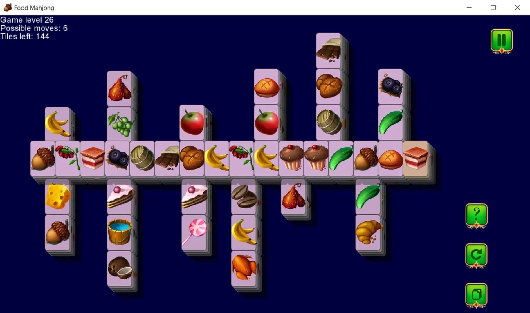 Food Mahjong screenshot 2