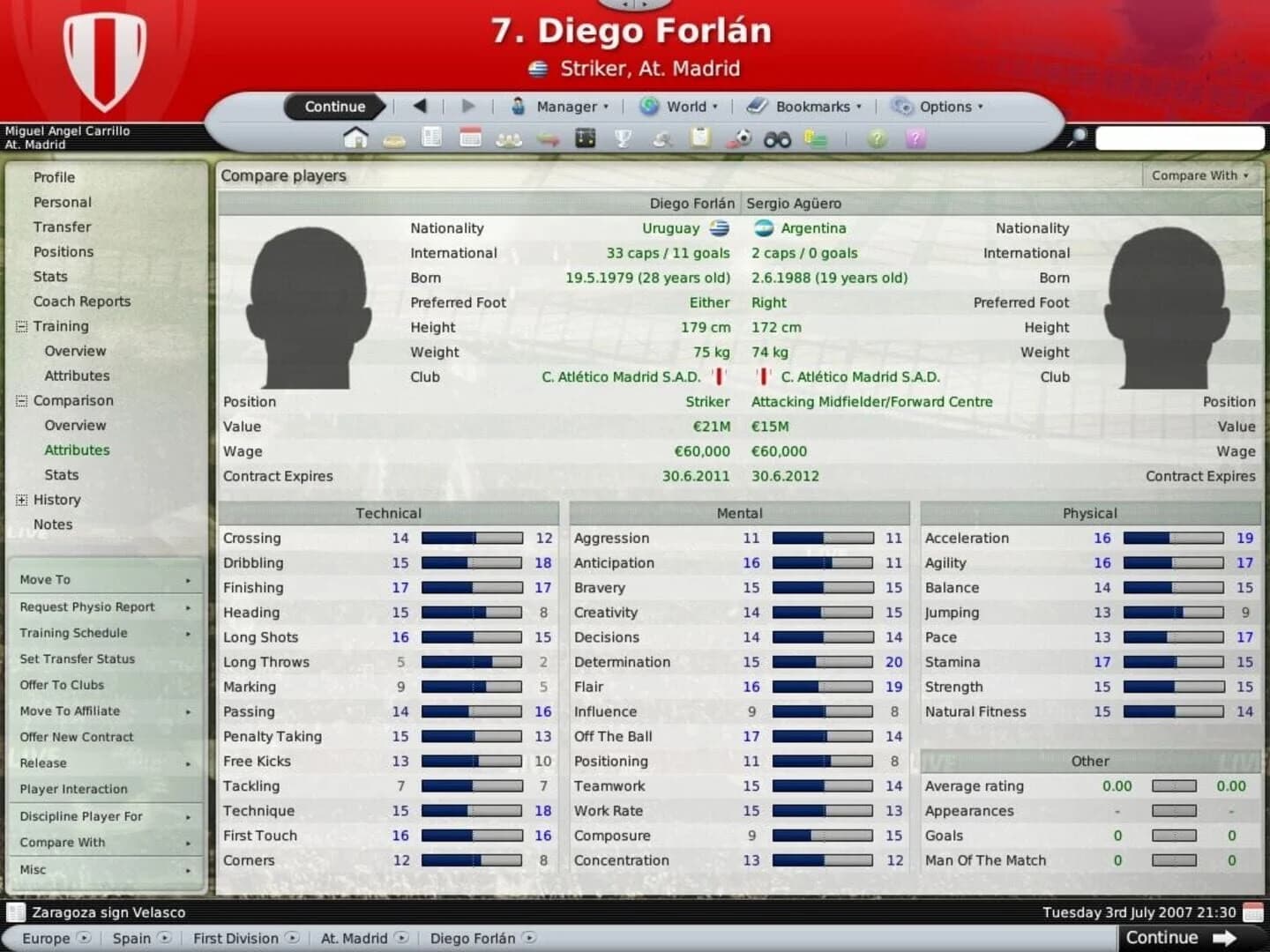 Football Manager 2008 screenshot 1