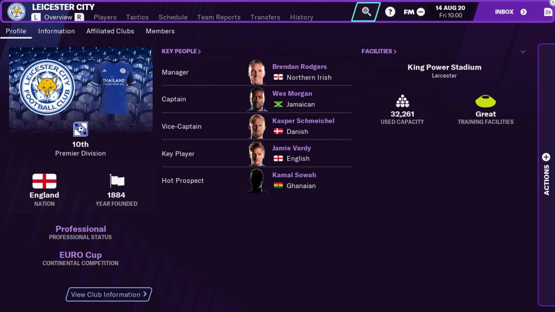Football Manager 2021 Touch screenshot 1