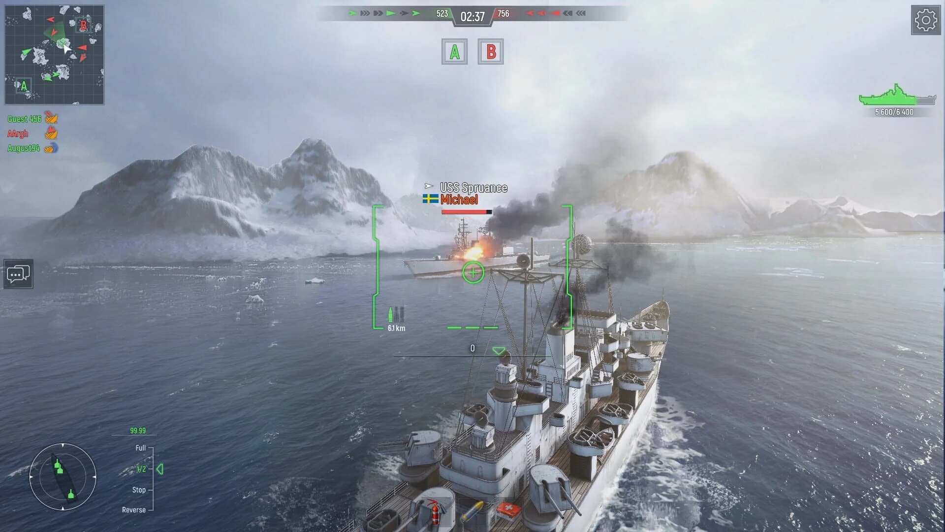 Force of Warships: Battleship screenshot 1