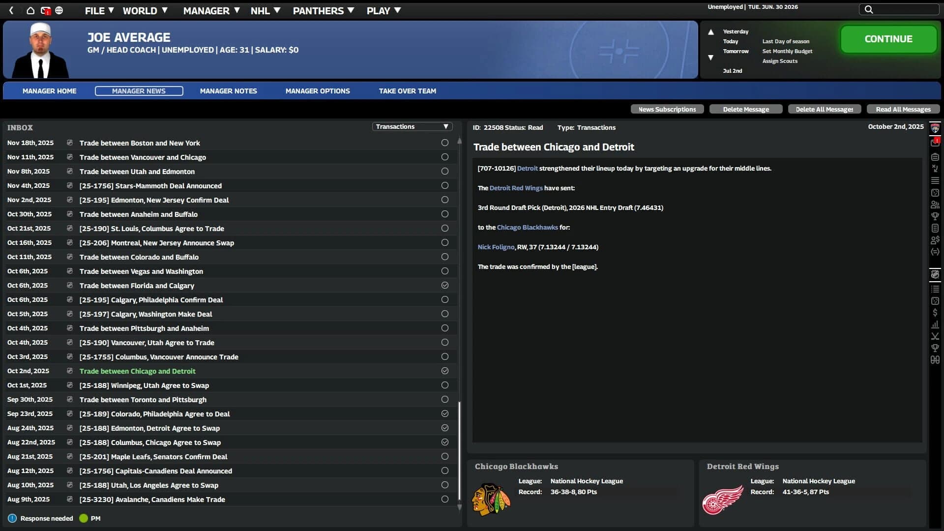 Franchise Hockey Manager 12 screenshot 1