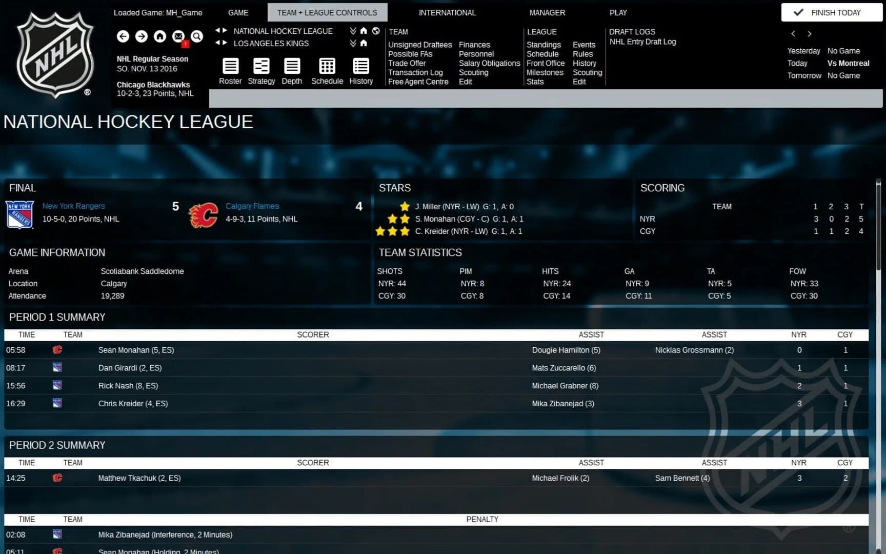 Franchise Hockey Manager 3 screenshot 2