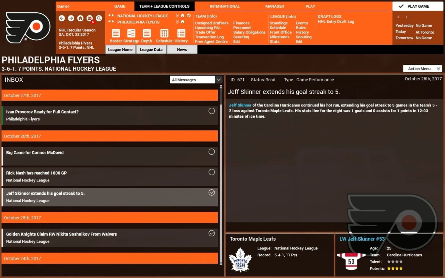 Franchise Hockey Manager 4 screenshot 2