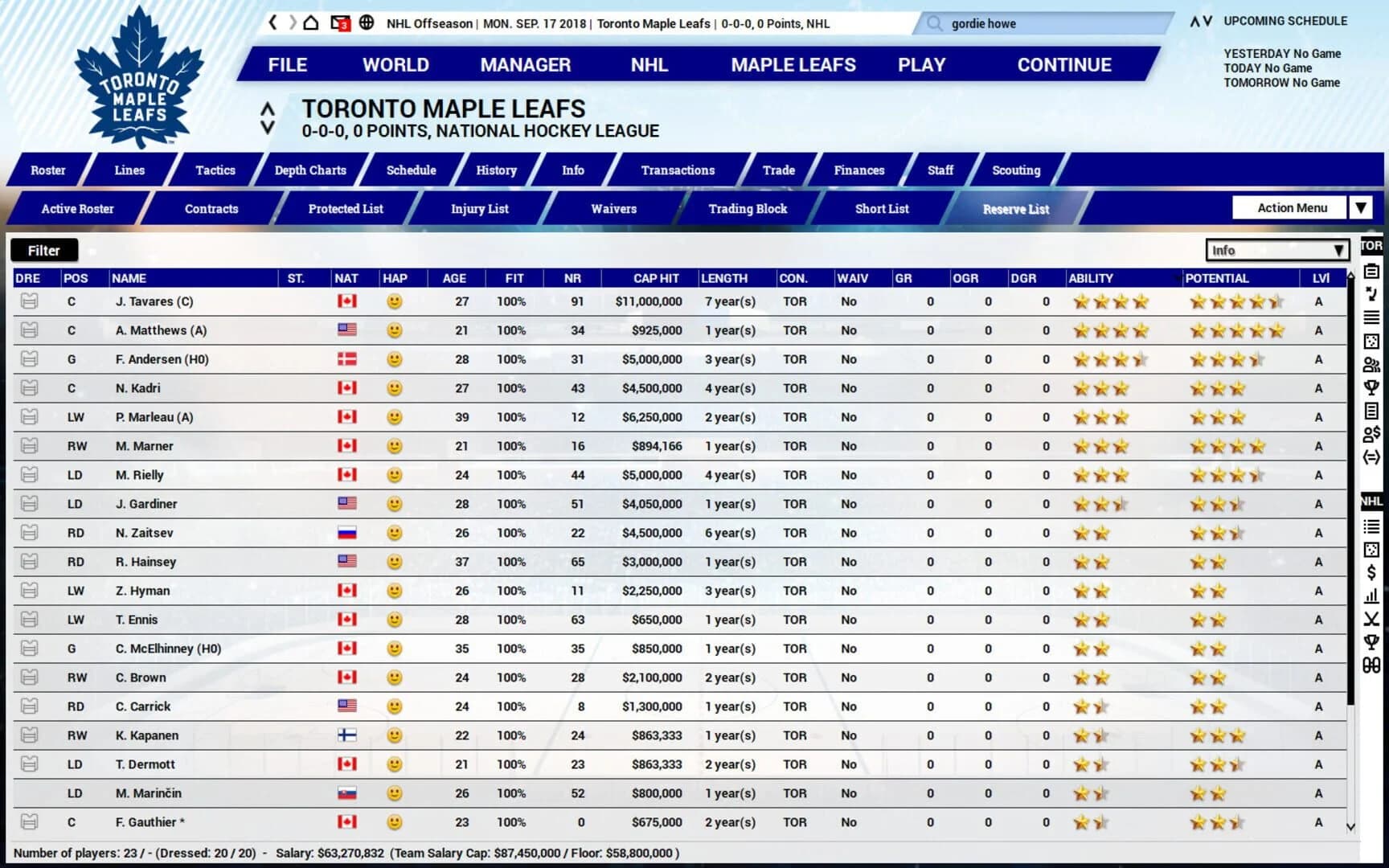 Franchise Hockey Manager 5 screenshot 3