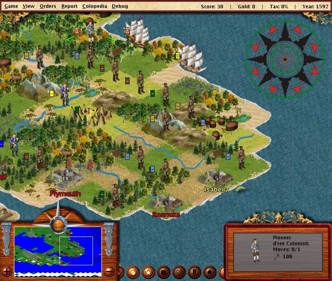 FreeCol screenshot 1