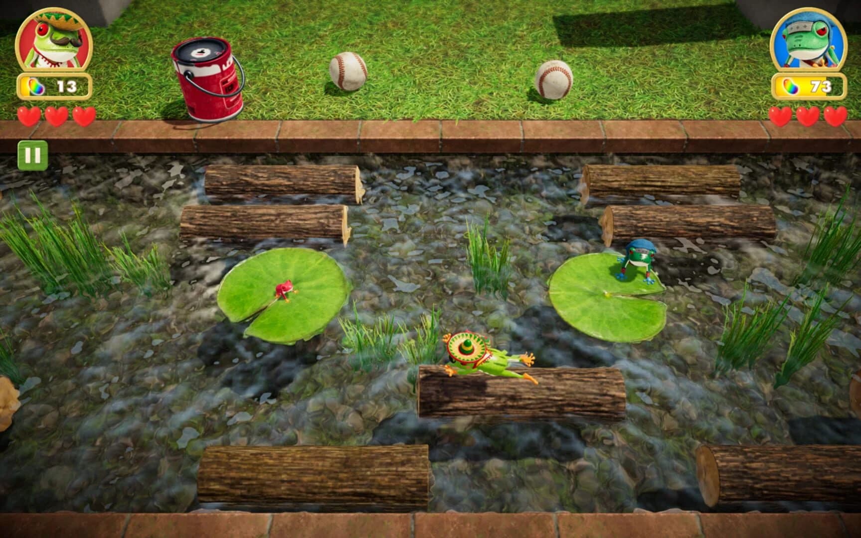Frogger In Toy Town screenshot 1