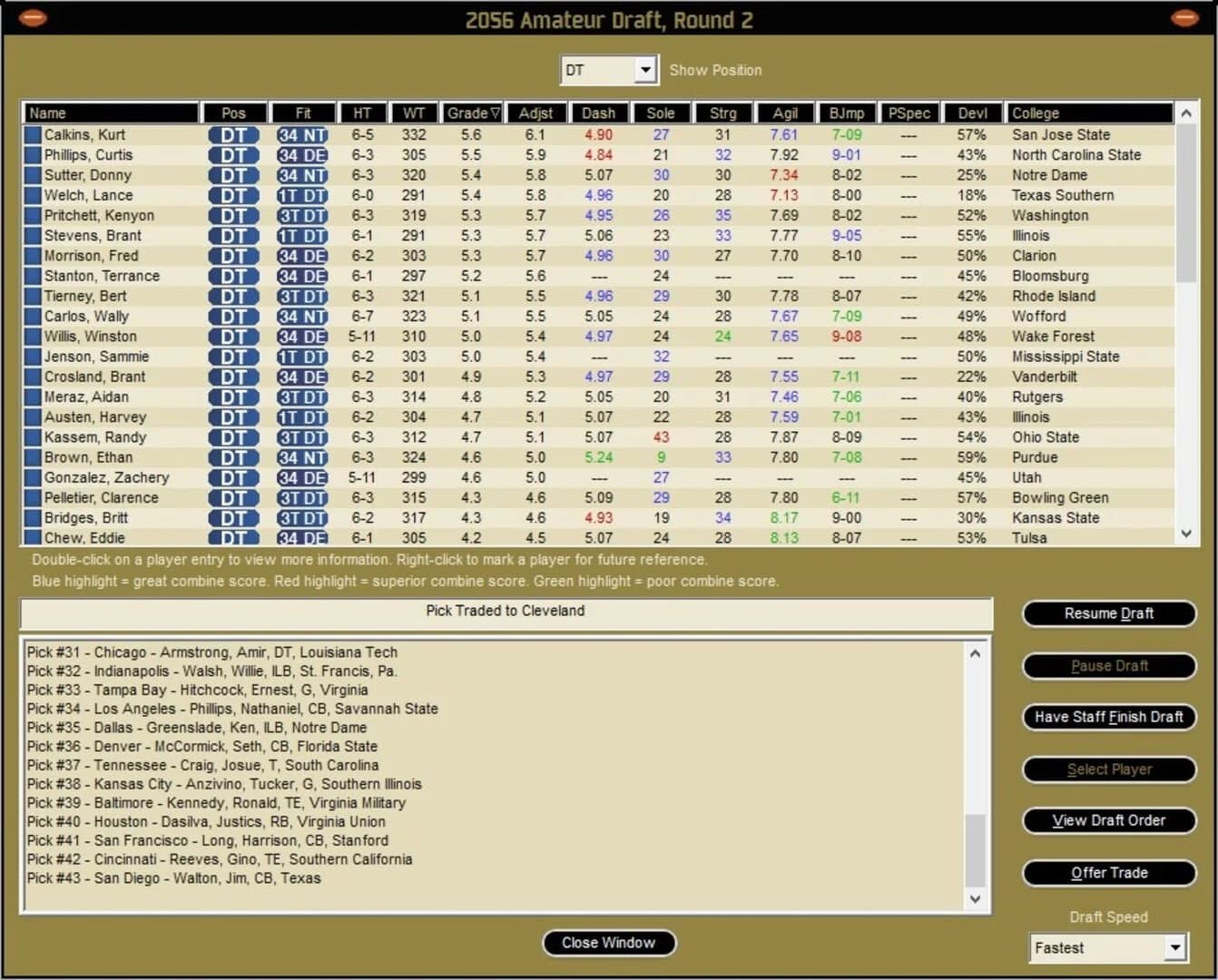 Front Office Football Eight screenshot 1