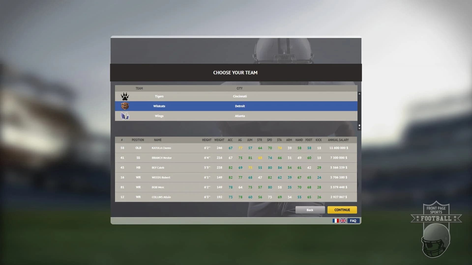 Front Page Sports Football screenshot 3