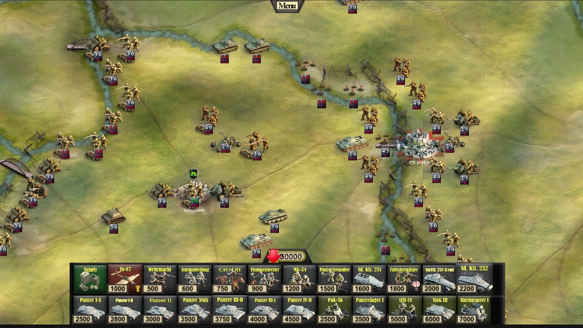 Frontline: Panzers & Generals Vol. I screenshot 1