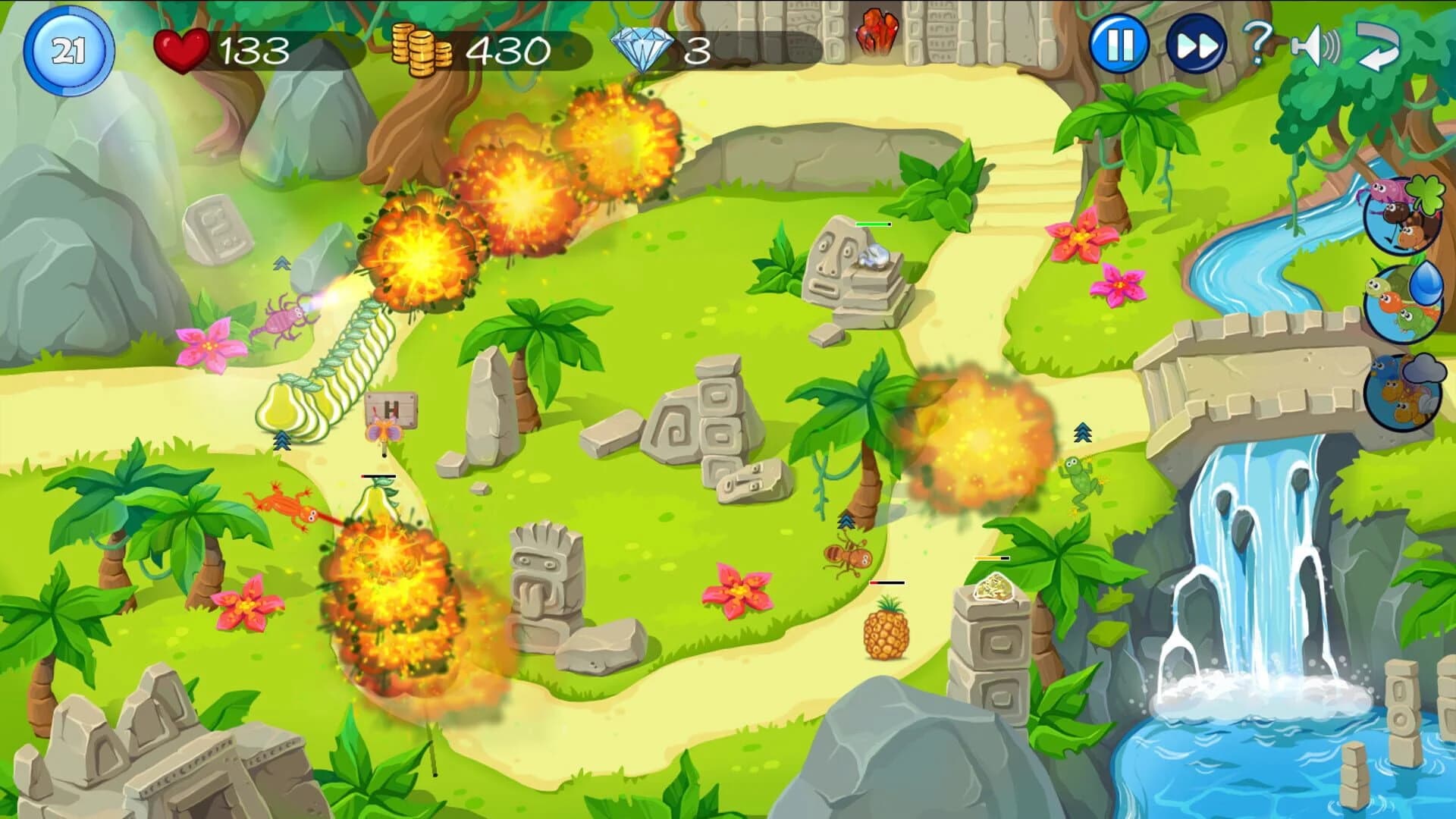 Fruit Tower Defense screenshot 2