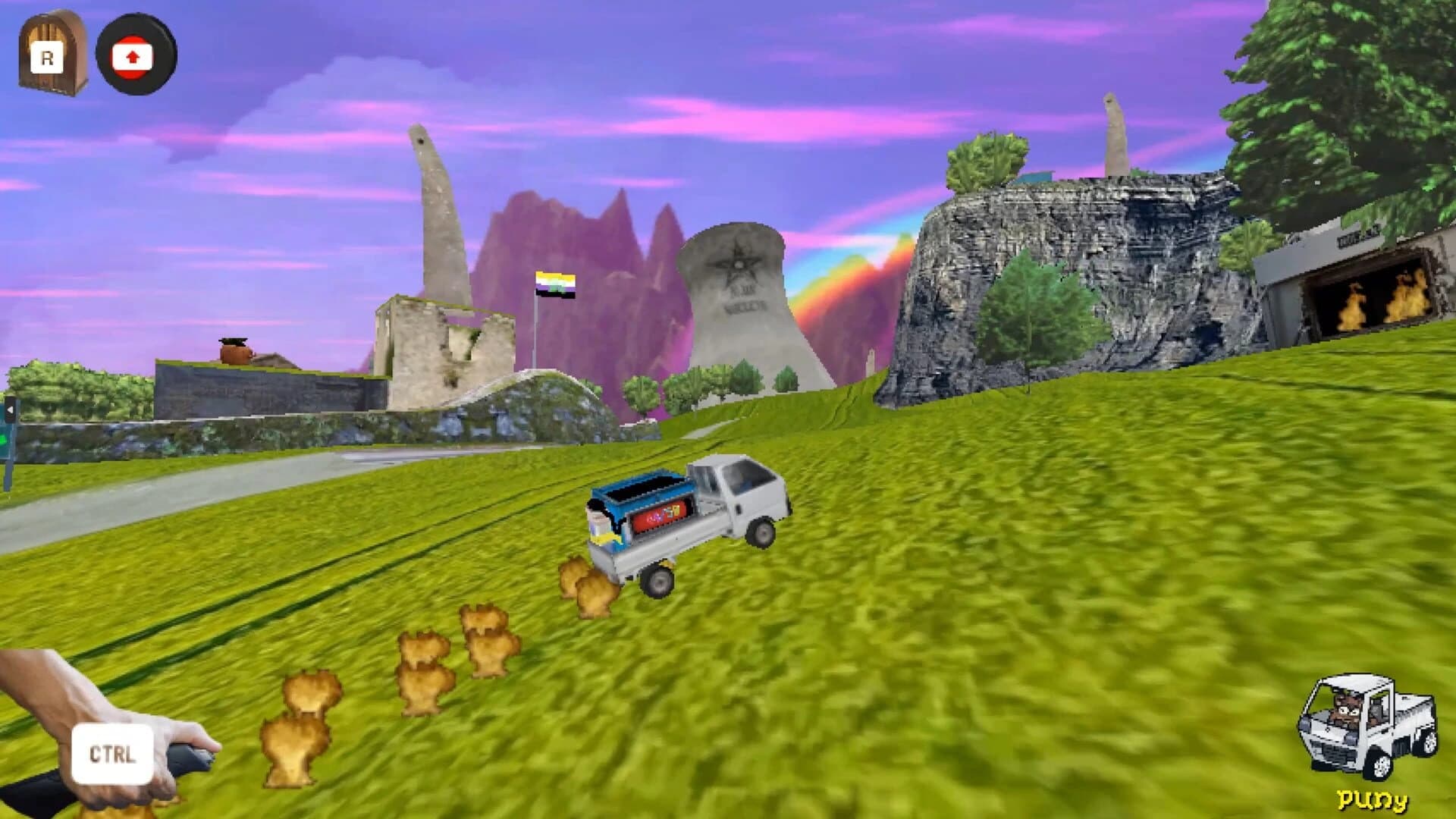 Funi Raccoon Game screenshot 1