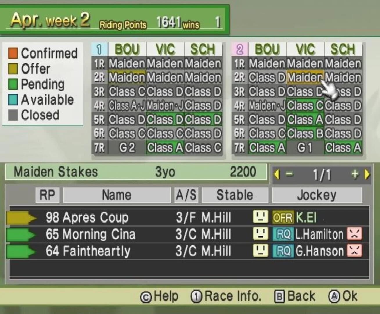 G1 Jockey Wii screenshot 5