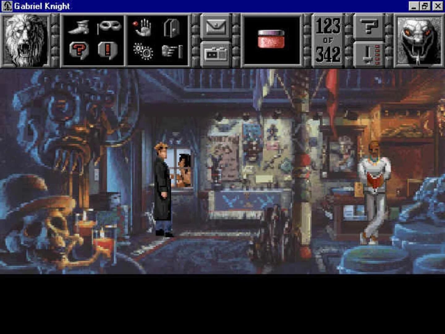 Gabriel Knight: Sins of the Fathers screenshot 2