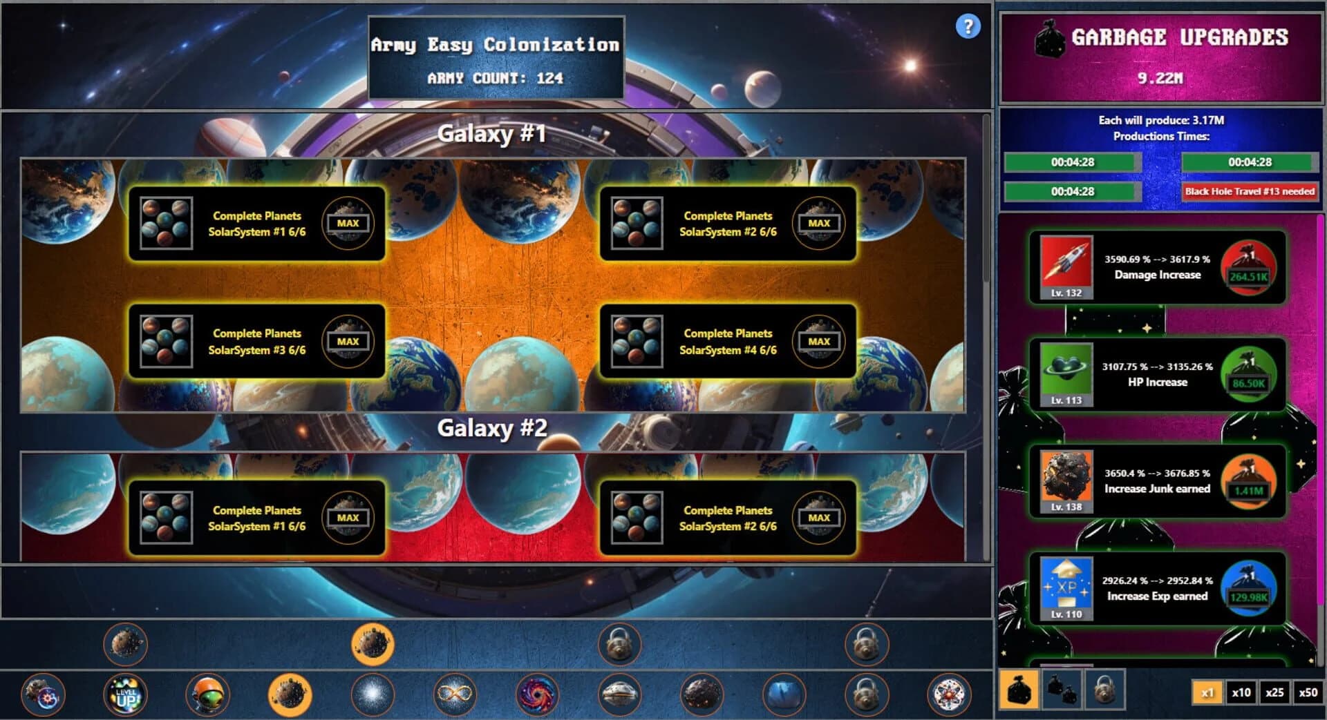 Galaxy Idle Clicker screenshot 2