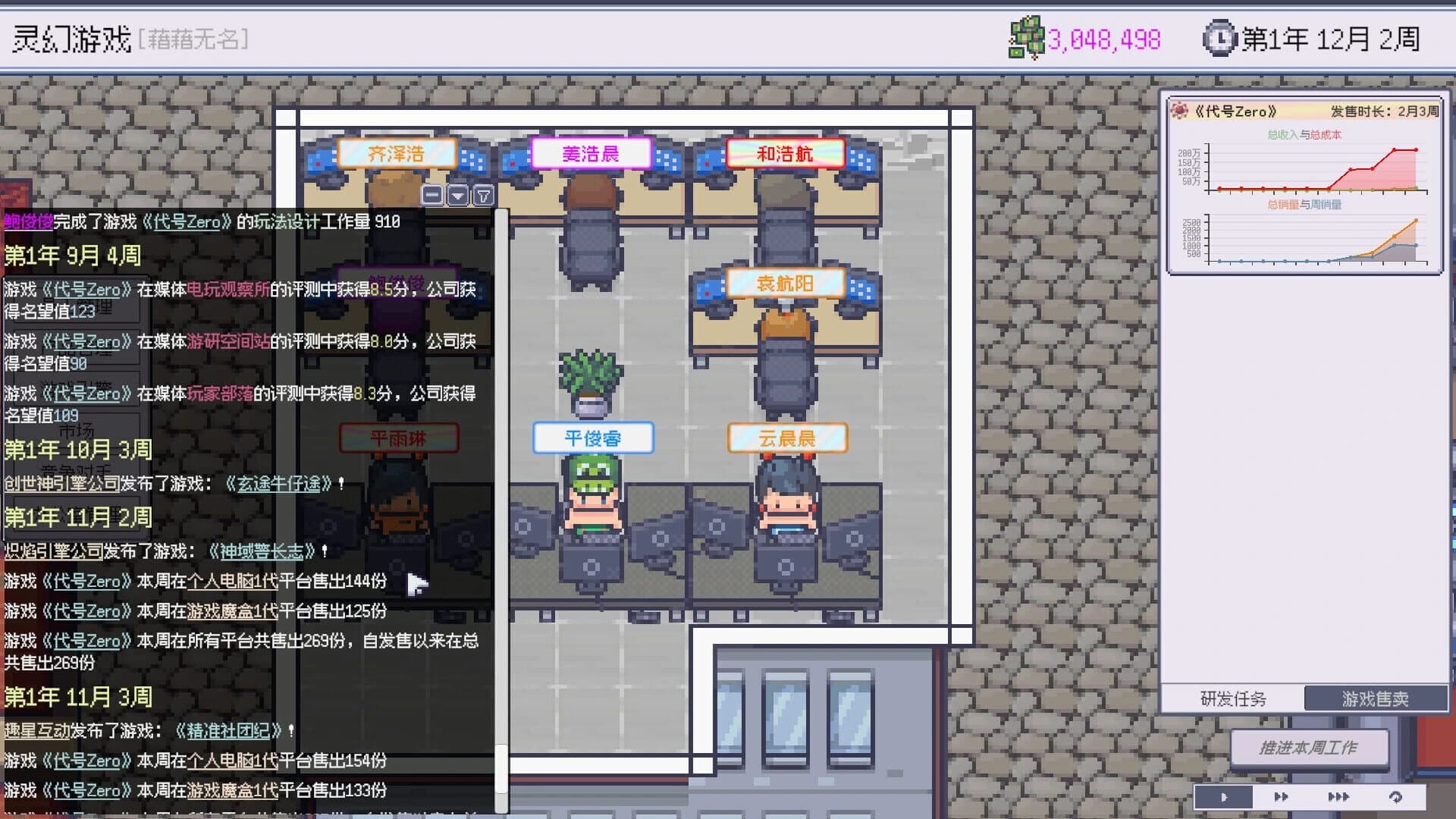 Game Company Simulator screenshot 5